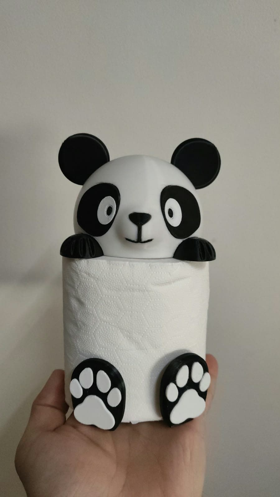 Porta papel higiénico panda